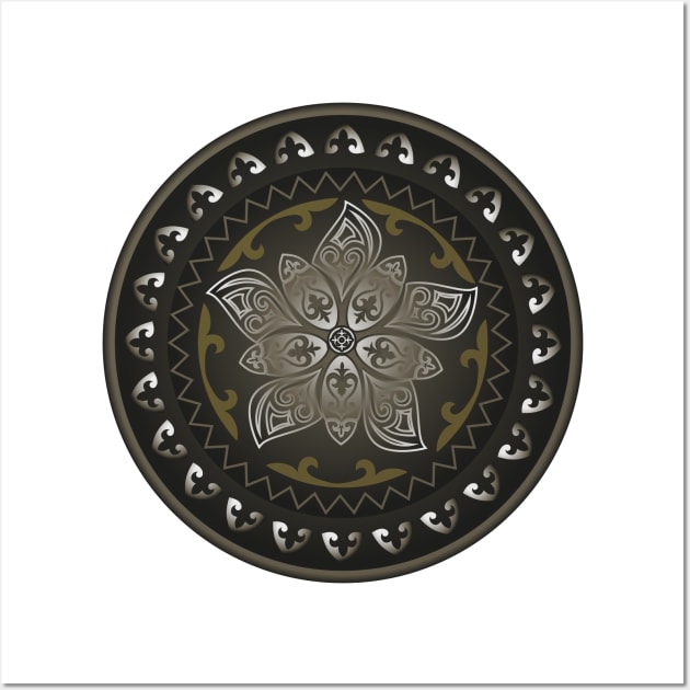 Ornamental Shield of Warrior Wall Art by designbek